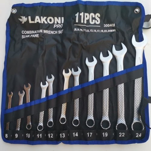 Lengkapedia Jual LAKONI PRO Kunci Ring Pas Set 11 Pcs 8 24 MM