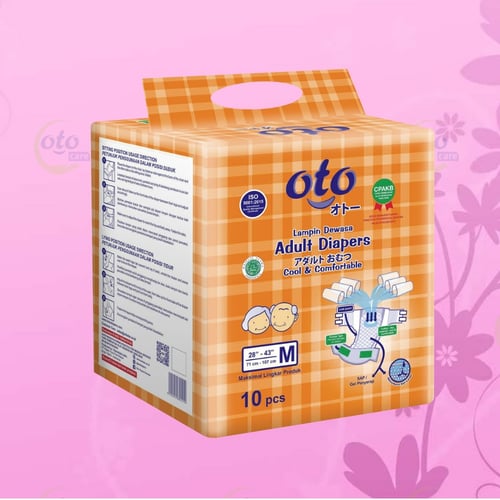 OTO Health Care Jual OTO Popok Dewasa Model Lem Perekat Adult Diapers