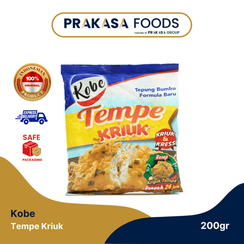 Prakasa Food Jual Kobe Kriuk Tempe Tepung 200gr Ralali