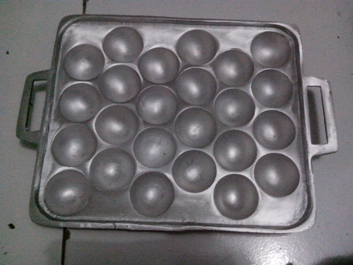 Cetakan Kue Takoyaki, PofferJes, Kue Cubit, Kue Bola isi 24 Murah