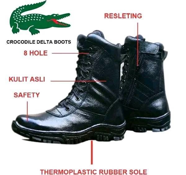 zipper safety boots