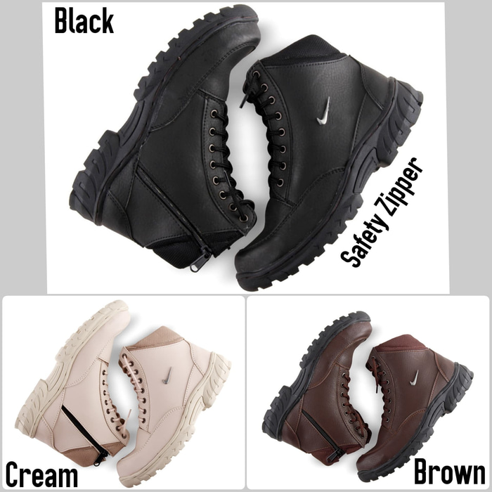 black and brown nike boots