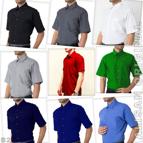 Jual ALISAN Kemeja ALISAN ORIGINAL B2-34 Baju Kerja Pria Navy