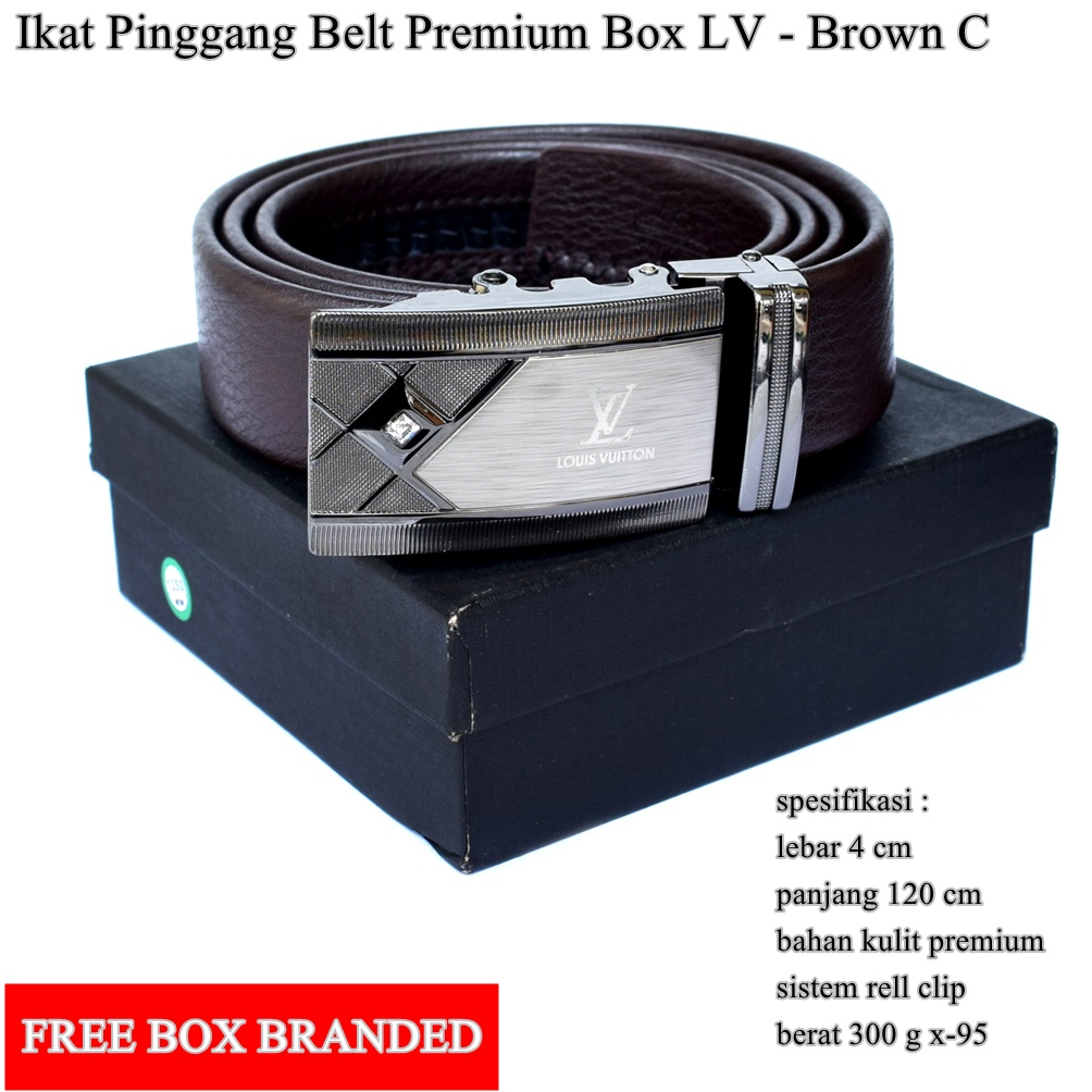 Jual kepala gesper buckle belt kepala sabuk lv 4cm