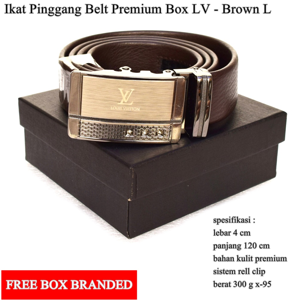 Jual kepala gesper buckle belt kepala sabuk lv 4cm