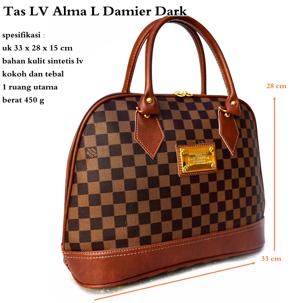 Jual TIDAK ADA MEREK tas wanita handbag lv alma - AZUR DARK harga murah   Harga Grosir 2023