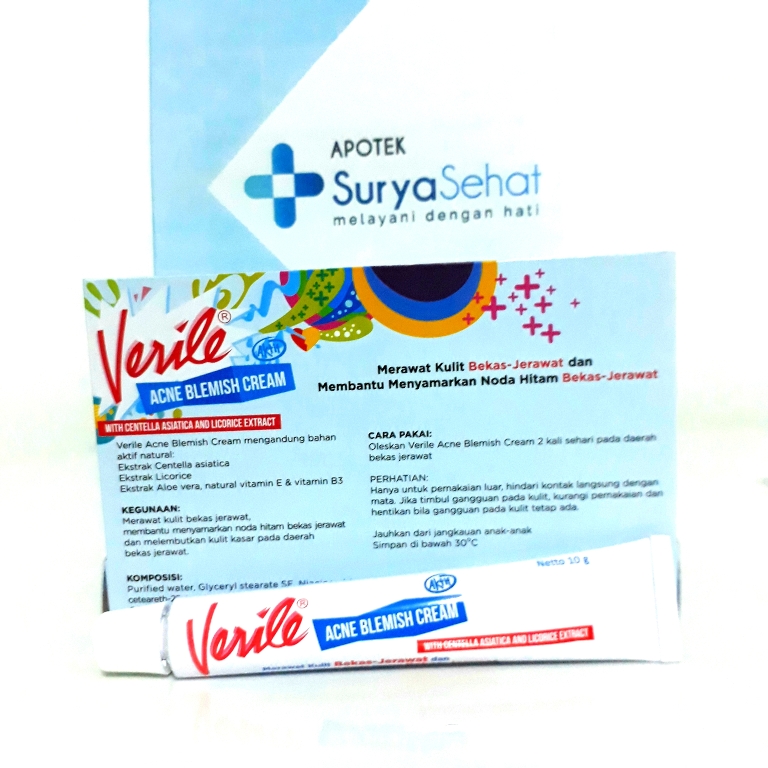 Jual Verile Verile Acne Blemish Cream 10 Gram Krim Penghilang Bekas Jerawat Apotek Surya Sehat Harga Murah Ralali Com Harga Grosir 2021 Ralali Com