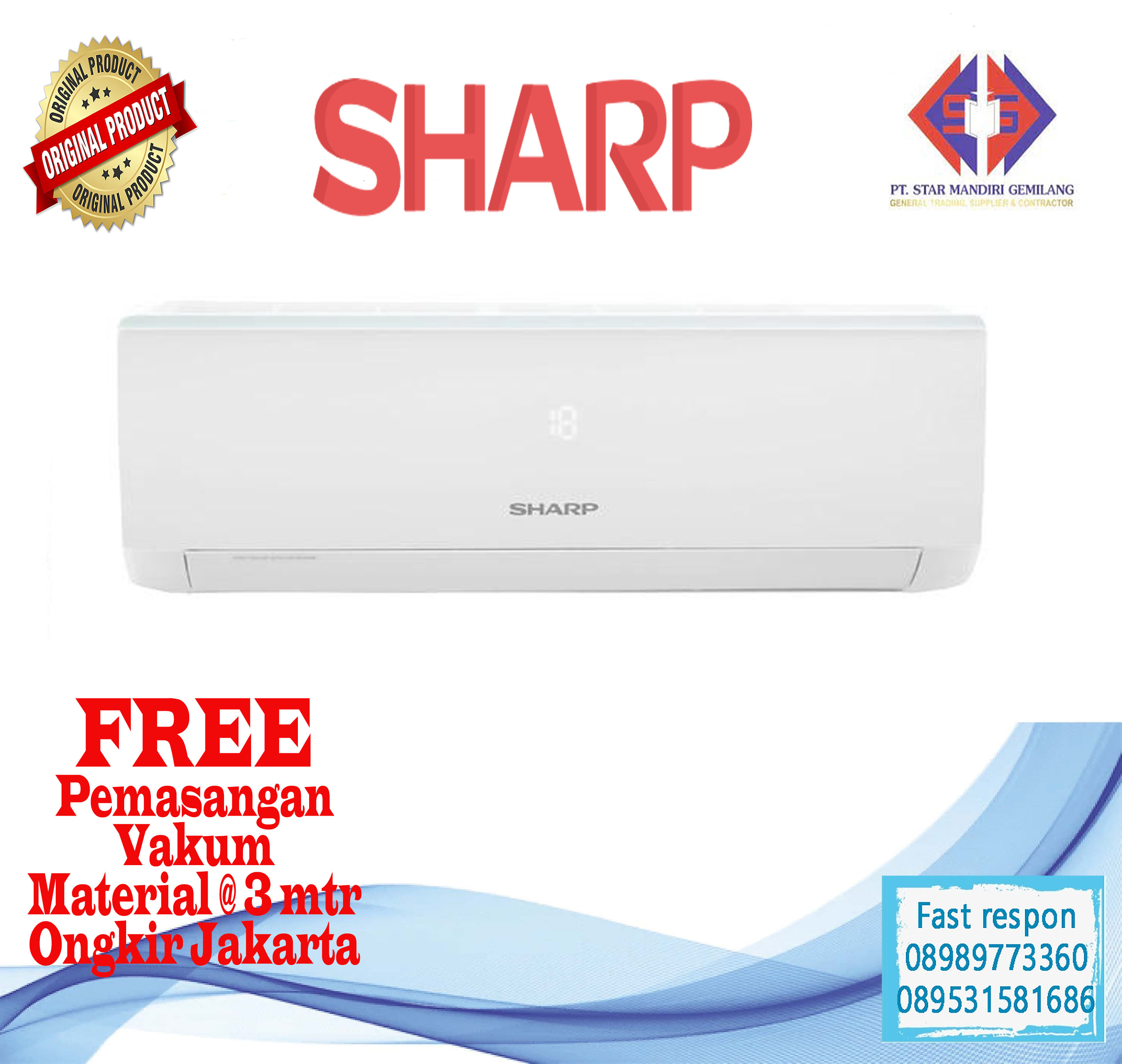 harga ac sharp ah a9ucy