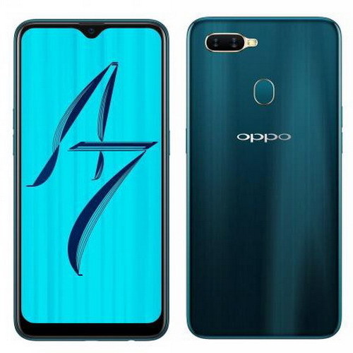 oppo a7 biru