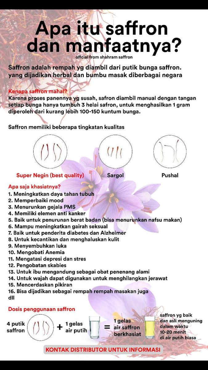 Jual Harga murah SHAHRAM SAFFRON 1 GR berkualitas Ralali.com Harga 