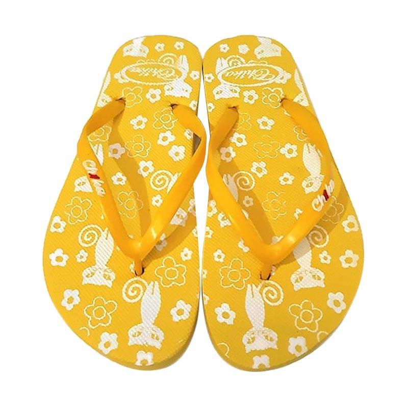 yellow flipflop