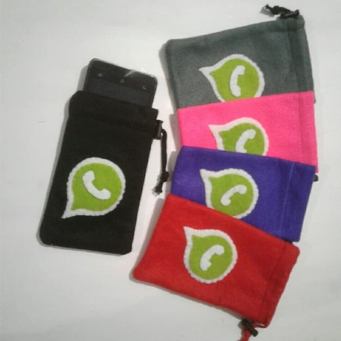 Jual Sarung Kantong Cover Casing Dompet Hp Handphone Kacamata Kain Flanel Whatsapp Anekaretail Shop Ralali Com