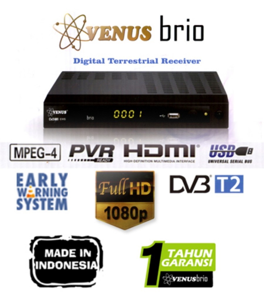 Jual Harga Murah Set Top Box Tv Digital Dvb T2 Dvbt2 Venus Brio With Ews Berkualitas Ralali Com Harga Grosir 21 Ralali Com