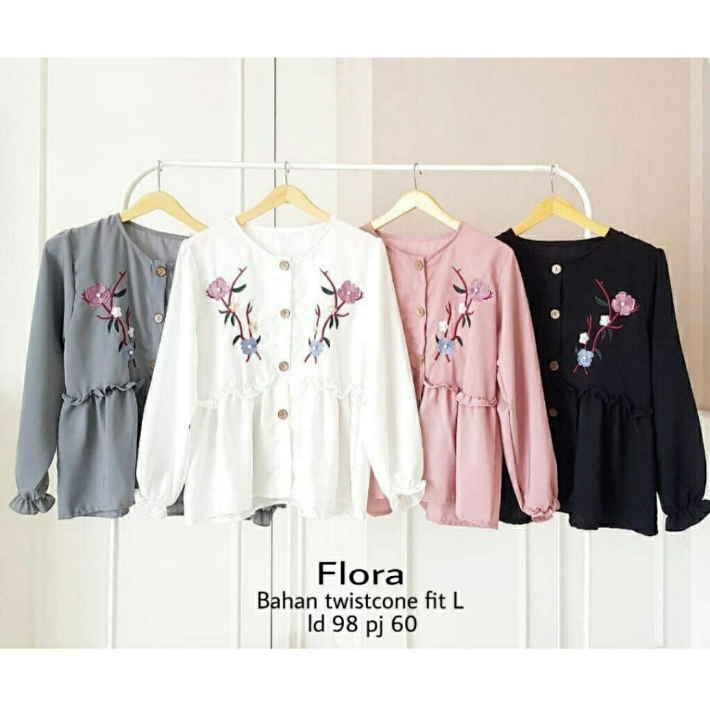 Jual Terlaris Blouse Flora Blouse Lengan Panjang Model Casual Terkini Harga Murah Ralali Com Harga Grosir 2021 Ralali Com