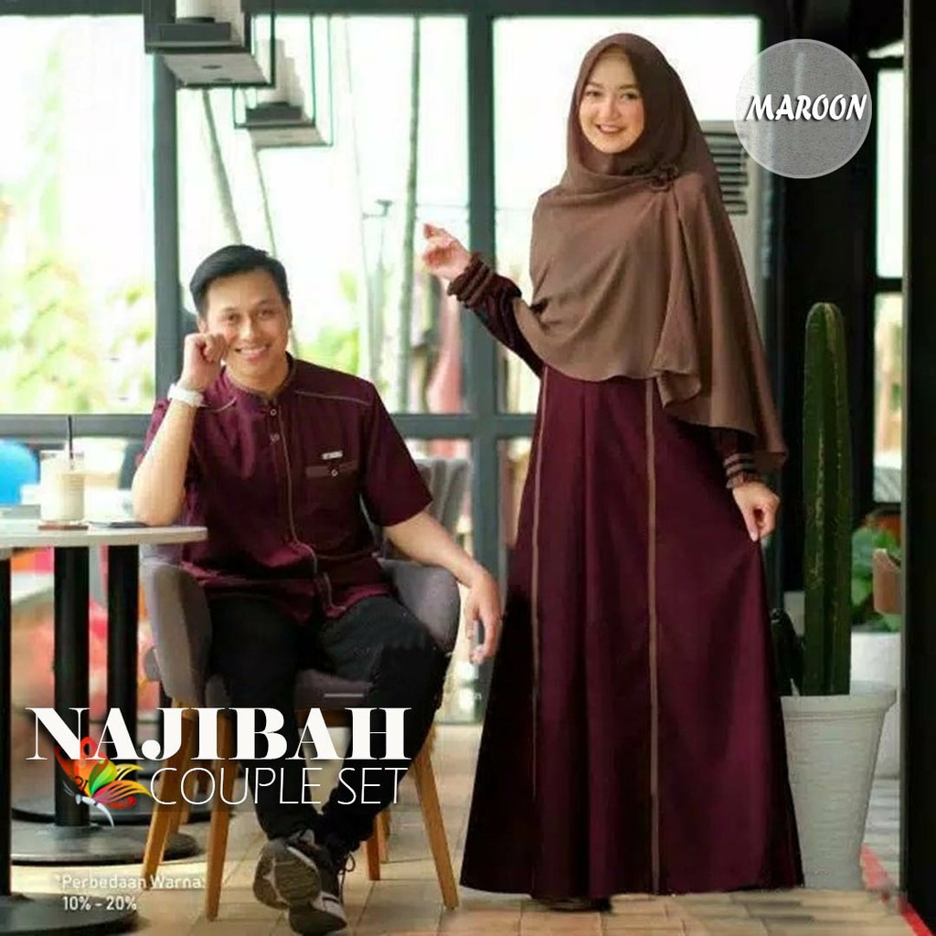 Jual Terlaris Couple Najibah Couple Gamis Muslimah Model Casual Terkini Harga Murah Ralali Com Harga Grosir 2021 Ralali Com