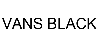 VANS BLACK