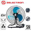 Kipas Angin Besi Tornado Meja dan Dinding / Tembok SELECTRON 118T 12 Inchi