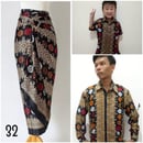 Couple Family Silda Rok Lilit Maxi Wanita Dan Kemeja Batik Ayah Dan Anak