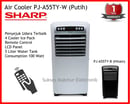 Sharp Air Cooler PJ-A55TY-W - Putih, 100 Watt, 4 Cooler Ice Pack, Remote Control