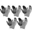 Buy 5 Ansell HyFlex 11-801 Sarung Tangan Safety Grey and Black Nitrile Coated Machine Knit