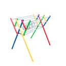 GLORY HOME Jemuran Baju Aluminium Mini Rainbow 100 cm