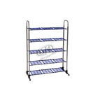 Rak Sepatu Stainless 5 Susun Biru