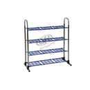 Rak Sepatu Stainless 4 Susun Biru
