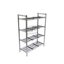 Rak Sepatu Sandal Aluminium 4 susun