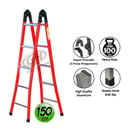 Tangga Aluminium Lipat Engsel Otomatis 150 cm