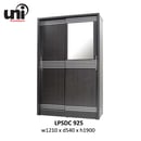 UNI Furniture Lemari Pakaian LPSDC 925 Walnut