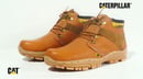 CATERPILLAR Sepatu Leather Safety Tan
