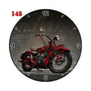 Natural #145 Jam Dinding Motif Desain Motor Klasik Handmade Dekorasi Ruang