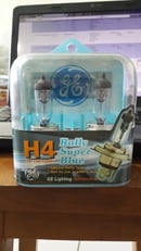 Bohlam Lampu Mobil Halogen H4 GE 12V 140-100W P43T