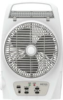 MEVAL EML Lampu Meja 18 LED Plus Fan 8 Inch Plus USB Charger