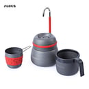 ALOCS CW-EM01 Outdoor Aluminum Thermal Coffee Stove - Teko Kopi Pot