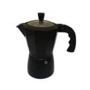 Caffettiera Percolator Coffee/Teko Kopi/Moka Pot Alumunium 6 Cup Black
