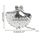 Mokhamano Saringan Teh &amp; Kopi Kerang Infuser Tea &amp; Herbal Stainer