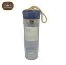 Enjoy Glass Water Bottle Infuser Botol Minum Detox Blue 420ml