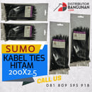 KABEL TISH / Ties / RIPET / RIFET 200 x 2.5 Hitam