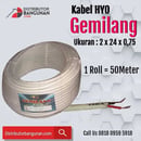 Kabel Listrik Serabut HYO GEMILANG- 2x24x0,75