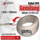 Kabel Listrik Serabut HYO GEMILANG -2x24x1,5 - Harga Permeter