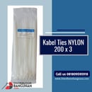 Kabel Ties NYLON 200 x 3 Putih