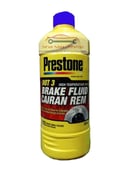 MINYAK CAIRAN REM MOBIL & MOTOR BENING PUTIH PRESTONE DOT 3 NEUTRAL BRAKE FLUID 1 LITER ORIGINAL - TUTUP BOTOL BIRU