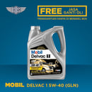 MOBIL DELVAC 1 5W-40 @ GALON - GRATIS JASA GANTI OLI