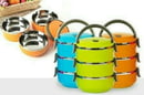 PROMO    Rantang / Lunch Box Kotak Makan / Bekal Stainless susun 3 warna
