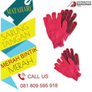 Sarung Tangan Karet Merah