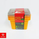 Kotak Penyimpanan Makanan - Kotak Makan Victory Food Box 1000ML (1 SET ISI 3)