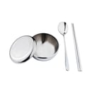 TANICA Sendok Sumpit Mangkuk Korea Set Peralatan Makan