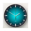 ODIAZ Jam Dinding Minimalis Hitam Biru Muda