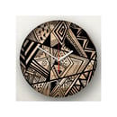 ODIAZ Jam Dinding Motif Kayu Abstrak